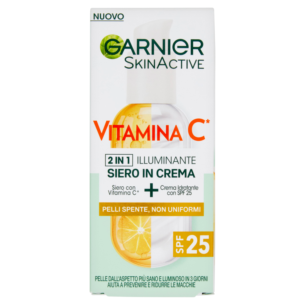 Garnier Viso Vitamina C 50 ml Siero Crema Antimacchia