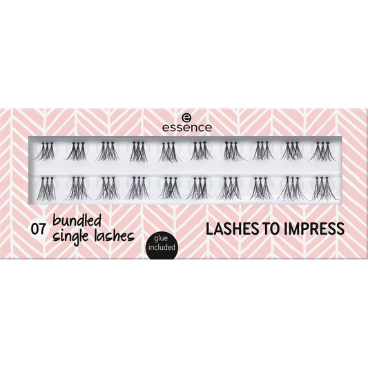 Essence LASHES TO IMPRESS ciglia finte 07 bundled single lashes