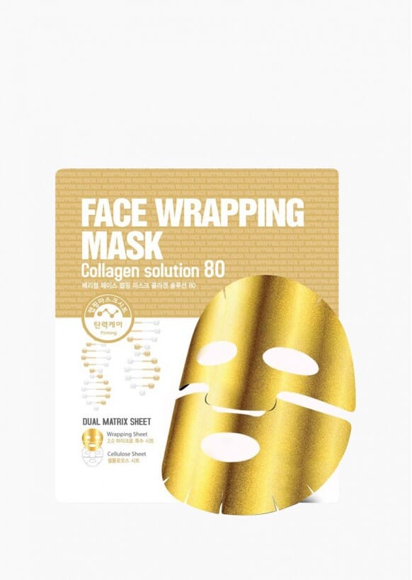 Face Wrapping Mask Collagen Solution 80 Maschera Viso Berrisom